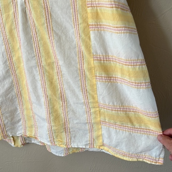 Matilda Jane summer picnic top size XL cotton  flutter sleeves full fit v neck - Picture 6 of 12